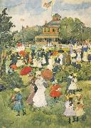 Maurice Prendergast Franklin Park Boston oil on canvas